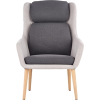 Интерьерное кресло Halmar Purio (светло-серый/темно-серый)