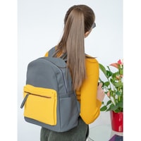 Городской рюкзак OrsOro ORS-0108/10 (серый/желтый)