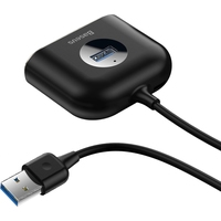 USB-хаб  Baseus Square round 4in1 USB Adapter CAHUB-AY01