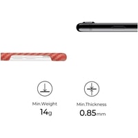 Чехол для телефона Pitaka MagEZ Case Pro для iPhone 8 Plus (красный/оранжевый)