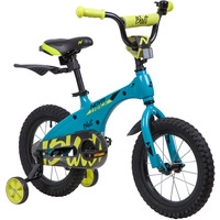 Детский велосипед Novatrack Blast 14 (голубой/желтый, 2019)