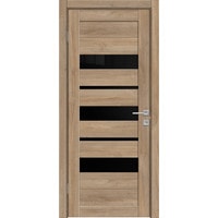 Межкомнатная дверь Triadoors Luxury 576 ПО 60x190 (safari/лакобель черный)