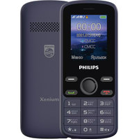 Кнопочный телефон Philips Xenium E111 (синий)