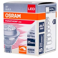 Светодиодная лампочка Osram Parathom PPAR16 Dim 5036 GU5.3 7.8 Вт 4000 К