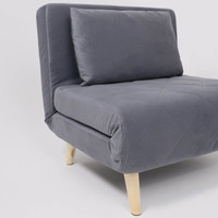 Кресло-кровать DiArt Элли 80 104192 (серый Велютто люкс 32/бук) в Барановичах