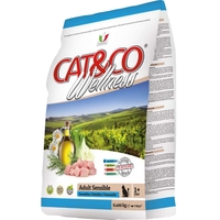 Сухой корм для кошек Adragna Cat&Co Wellness Adult Sensible Fish&Rice 400 г