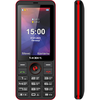 Кнопочный телефон TeXet TM-321 (черный)