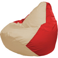 Кресло-мешок Flagman Груша Макси Г2.1-145 (красный/бежевый)