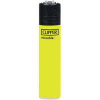 Зажигалка Clipper CP11RH Fluo (желтый)