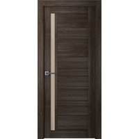 Межкомнатная дверь Belwooddoors Барселона 70 см (стекло, экошпон, дуб вералинга/мателюкс белый)