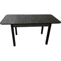 Кухонный стол Solt СТД-08 (северное дерево темное/ноги квадратные черные)
