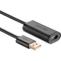 Кабель Ugreen US121 10321 USB Type-A - USB Type-A (10 м, черный)