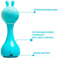 Интерактивная игрушка Alilo Умный зайка R1 60905 (синий)