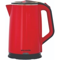Электрический чайник Willmark WEK-2012PS (красный/черный)