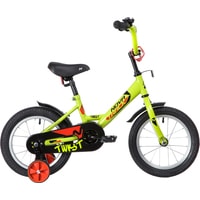 Детский велосипед Novatrack Twist New 14 141TWIST.GN20 (зеленый/черный)