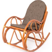 Кресло-качалка Мир Ротанга 05/04 (коньяк/коричневый) в Бобруйске