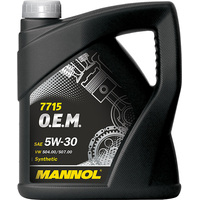 Моторное масло Mannol 7715 O.E.M. 5W-30 API SN/CF 5л [MN7715-5]