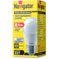Светодиодная лампочка Navigator NLL-G45 E27 8.5 Вт 4000 К