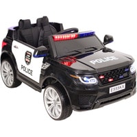 Электромобиль RiverToys Range Rover E555KX (черный, полиция)