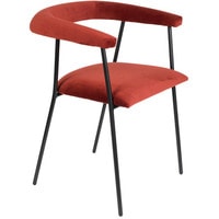Интерьерное кресло Dutchbone Haily (красный/черный) в Гродно
