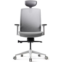 Кресло Bestuhl J1G120L (белая крестовина, серый)