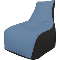 Кресло-мешок Flagman Бумеранг Б1.3-30 (голубой/черный)