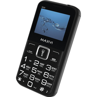 Кнопочный телефон Maxvi B200 (черный)
