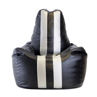 Кресло-мешок Flagman Спортинг (белый/черный)