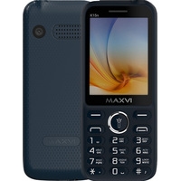 Кнопочный телефон Maxvi K15n (синий)