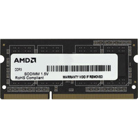 Оперативная память AMD Radeon Value 2GB DDR3 SO-DIMM PC3-10600 (R332G1339S1S-UO)