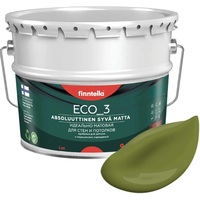 Краска Finntella Eco 3 Wash and Clean Ruoho F-08-1-9-LG71 9 л (зеленый)