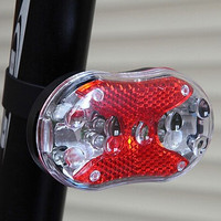 Велосипедный фонарь Sapphire H-117 Black/Red