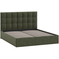 Кровать Трия Эмбер универсальный тип 1 160x200 (микровелюр Jercy Deep Green)
