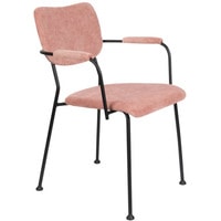 Интерьерное кресло Zuiver Benson (розовый/черный) в Бобруйске