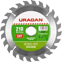 Пильный диск Uragan 36800-210-30-24