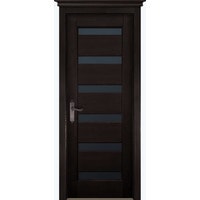 Межкомнатная дверь ОКА Палермо 90x200 (венге/стекло графит)