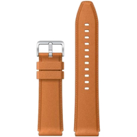 Ремешок Xiaomi Leather для Xiaomi Watch S1 (коричневый)