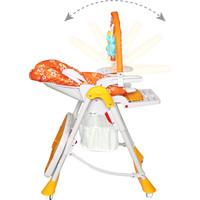 Высокий стульчик ForKiddy Magic Toys 0+ (оранжевый)