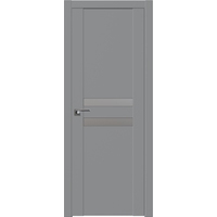 Межкомнатная дверь ProfilDoors 2.03U L 60x200 (манхэттен, стекло серебряный лак)