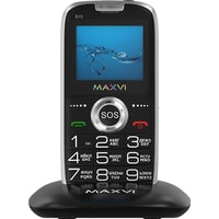 Кнопочный телефон Maxvi B10 (черный)