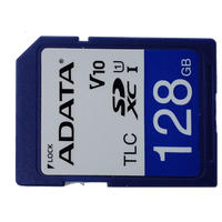 Карта памяти ADATA SD Card 128GB, 3D TLC, -25-85 C