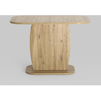 Кухонный стол Stool Group Barrel 110-145x70 (дуб/белый)
