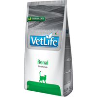 Сухой корм для кошек Farmina Vet Life Renal (для поддержки функции почек при хронической болезни почек или при временных нарушениях почечной функции) 10 кг