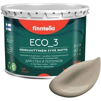 Краска Finntella Eco 3 Wash and Clean Taos F-08-1-3-LG151 2.7 л (бежевый хаки)