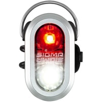 Велосипедный фонарь Sigma Micro Duo (серебристый)