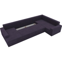 П-образный диван Mebelico Мэдисон-П 106871 (правый, фиолетовый)