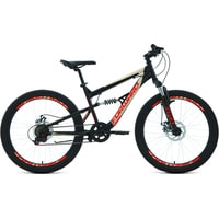 Велосипед Forward Raptor 24 2.0 disc 2020 (черный/красный)