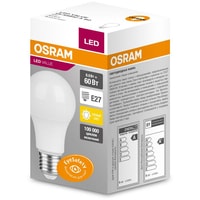 Светодиодная лампочка Osram LED Value A60 E27 8 Вт 3000 К