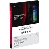 Оперативная память Kingston FURY Renegade RGB 8GB DDR4 PC4-24000 KF430C15RBA/8