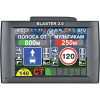 Видеорегистратор-радар детектор-GPS информатор (3в1) Intego Blaster 2.0